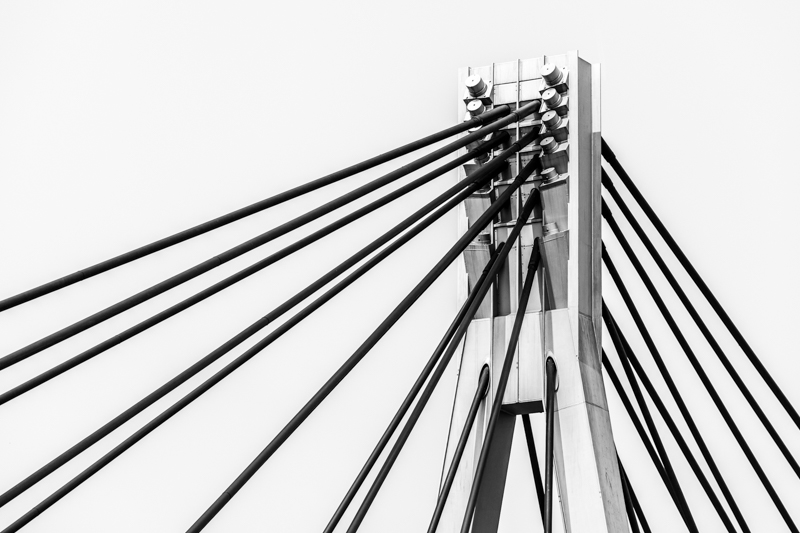 Architektur - Architekturfotografie - Brücke - Instagram - Monochrom - Storchenbrücke - View - Winterthur     von Franco Tessarolo