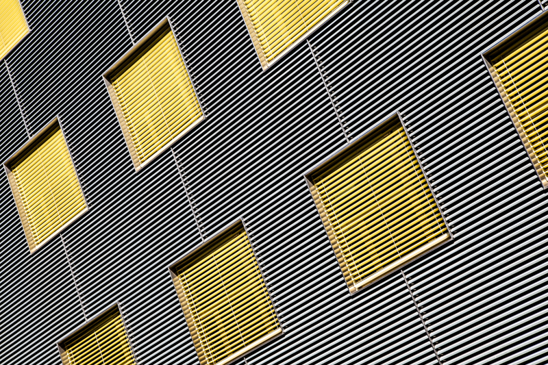Architektur - Architekturfotografie - Fassade - Gelb - Instagram - View - Zürich       von Franco Tessarolo