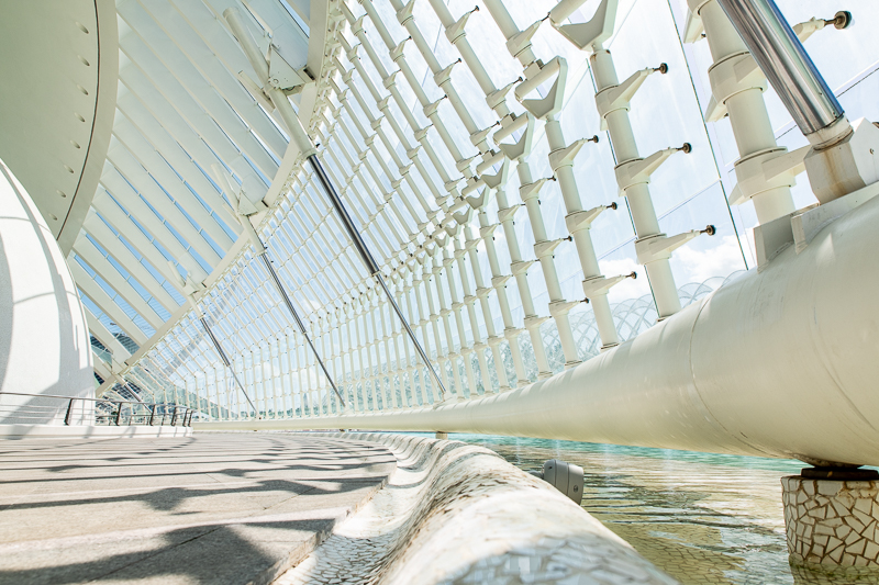 Architektur - Architekturfotografie - Calatrava - Spanien - Valencia - l'Hemisfèric         von Franco Tessarolo